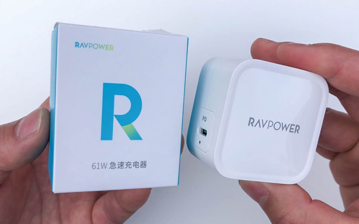 开箱体验:RAVPower 61W氮化镓GaN充电器,氮化镓到底是什么黑科技?哔哩哔哩bilibili