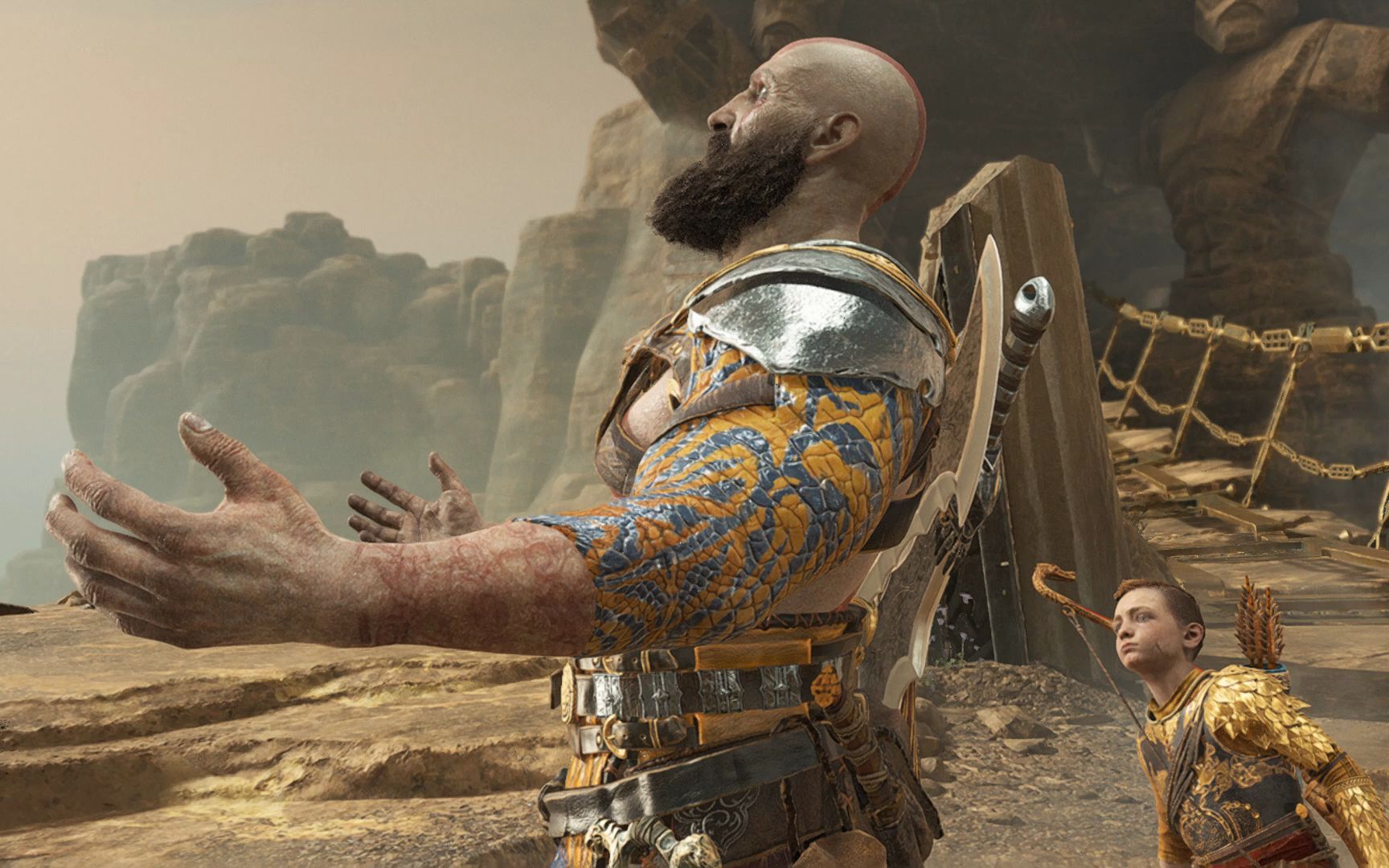 god of war4终于通关 不愧为恢弘大作 我心中第一的游戏了