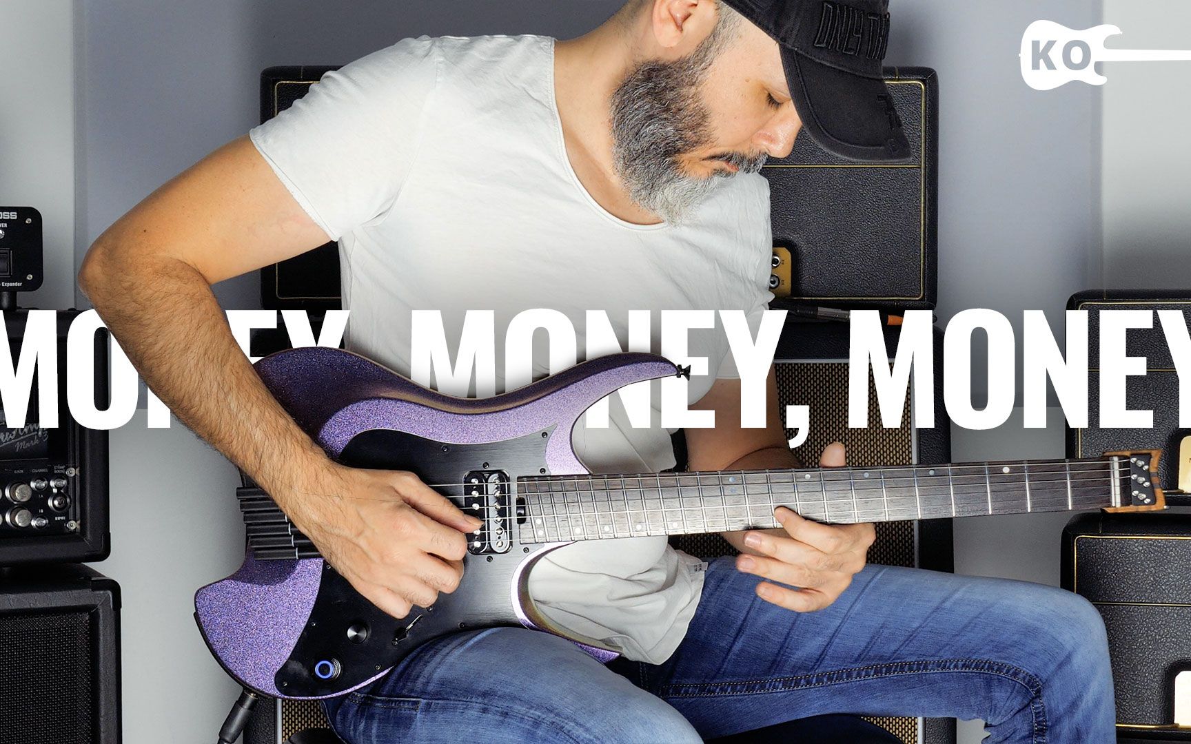 abba - money, money, money - electric guitar cover by kfir