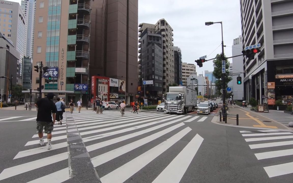 [图]【超清日本】自行车骑行 大阪市 肥后桥 2019.10