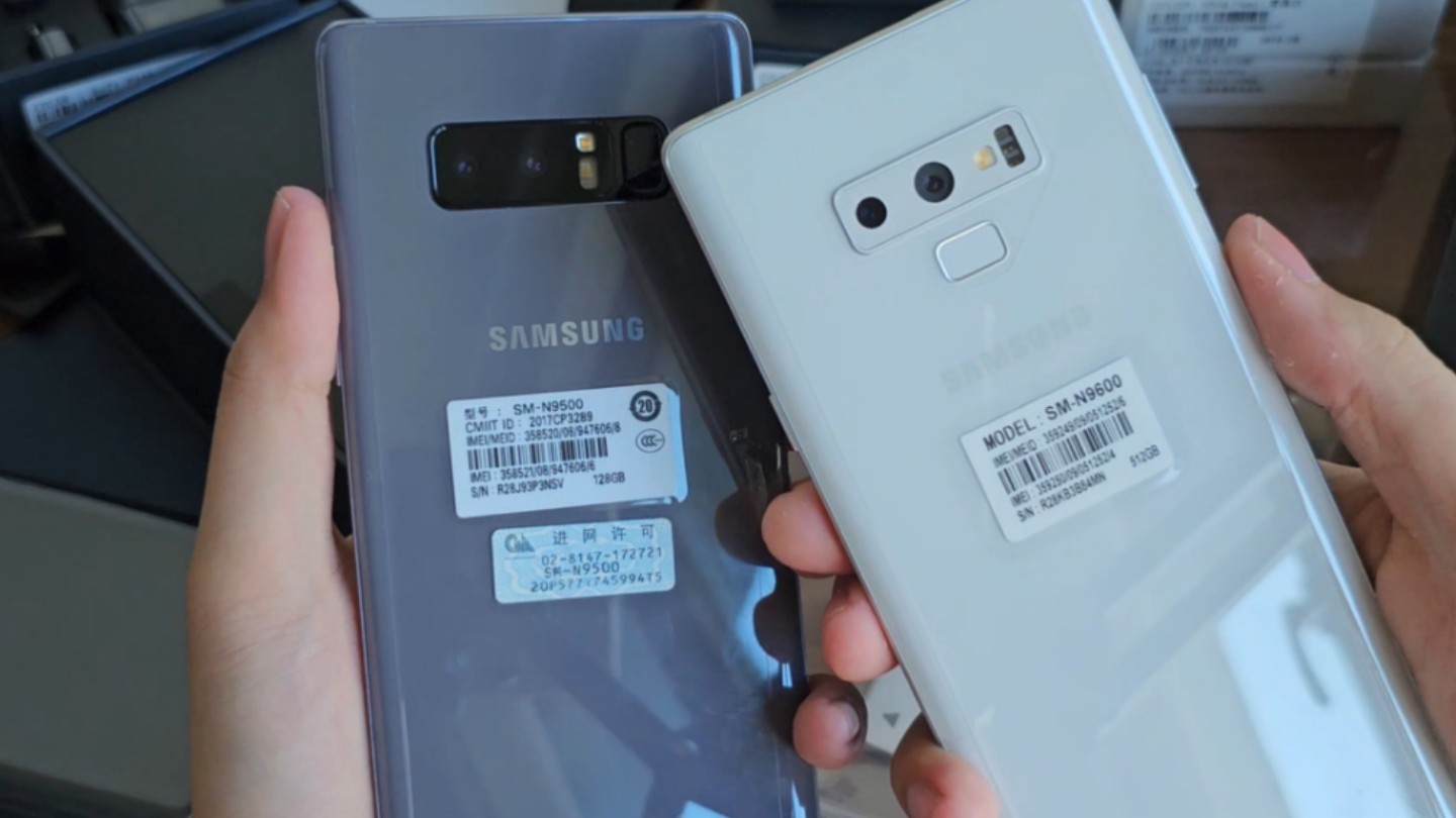 全新三星s8 note8与note9开箱初体验!