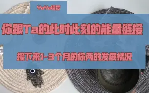 下载视频: 【YaYa塔罗】你和你心里的Ta此时此刻的能量链接情况！接下来1-3个月你两的发展情况！（断联分手暧昧皆可测）