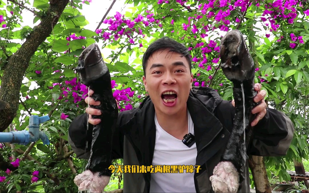 歪厨子第一次做黑驴蹄子,吃着带有竹香味,就是嘎儿太少了