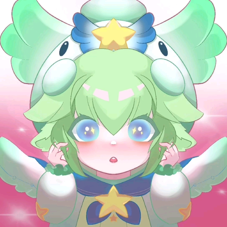 【procreate绘画过程】lol星之守护者璐璐头像稿