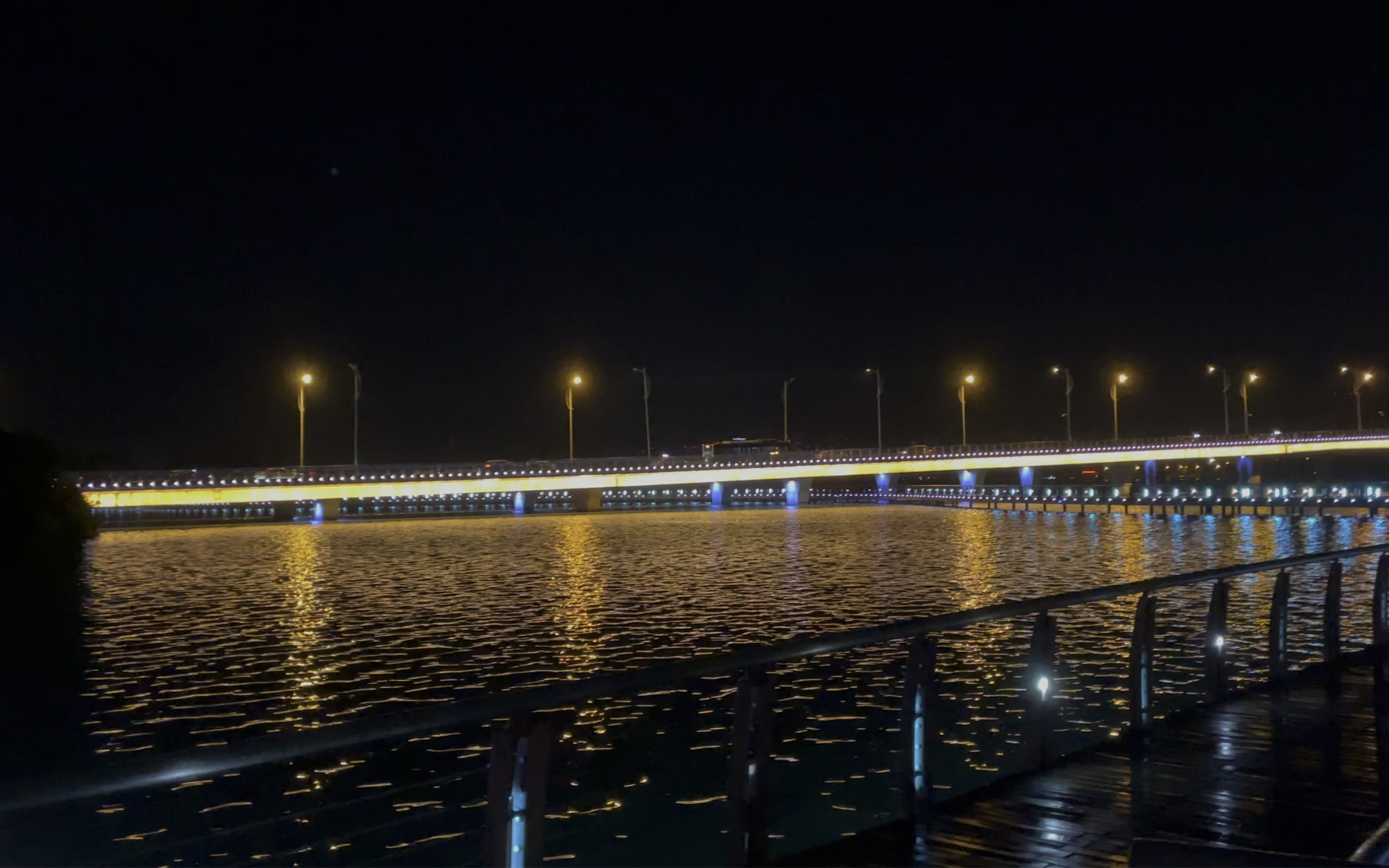 龙子湖夜景
