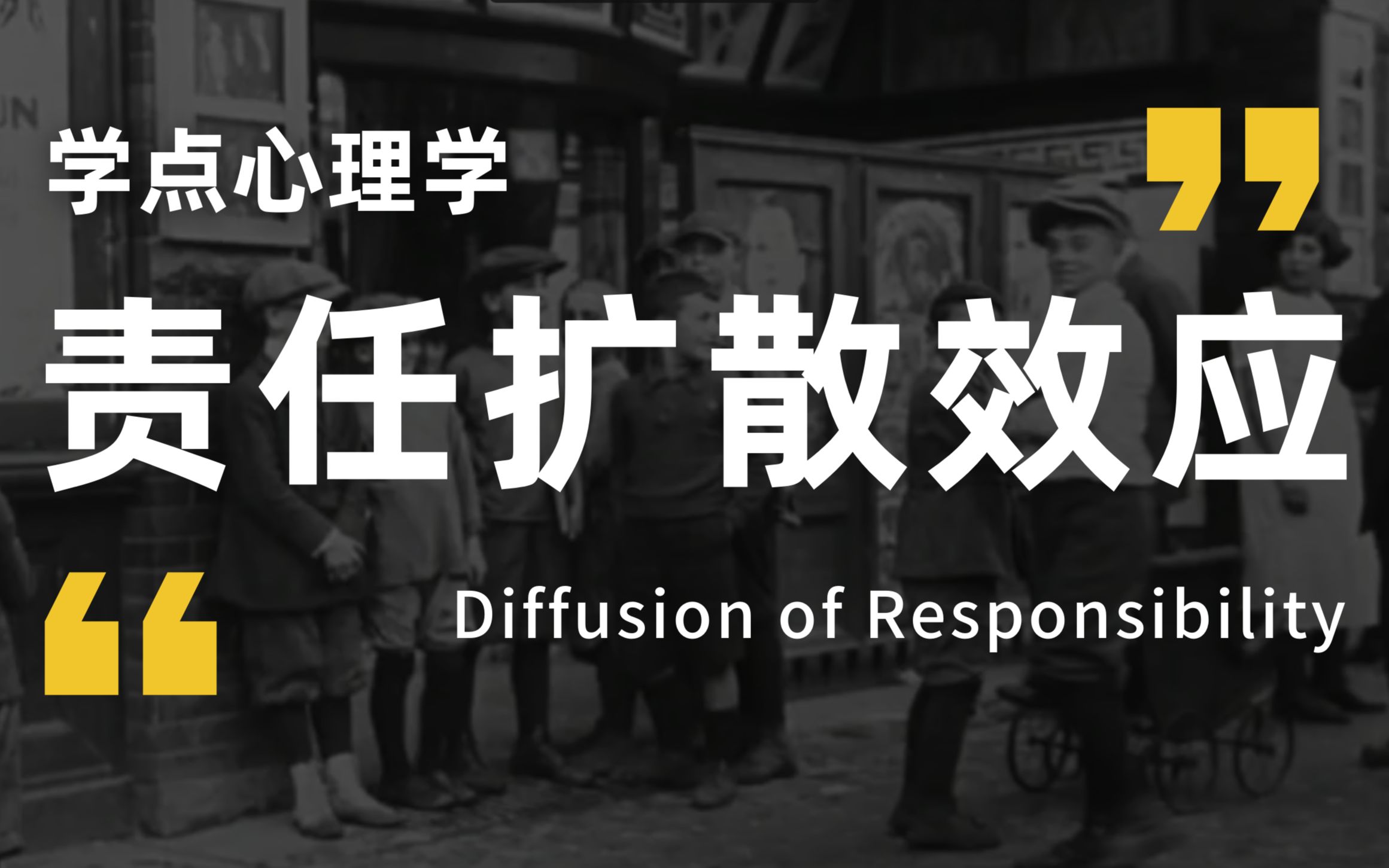 轰动世界的女子深夜凶杀案,和它引发的人性探讨【责任扩散效应】哔哩哔哩bilibili