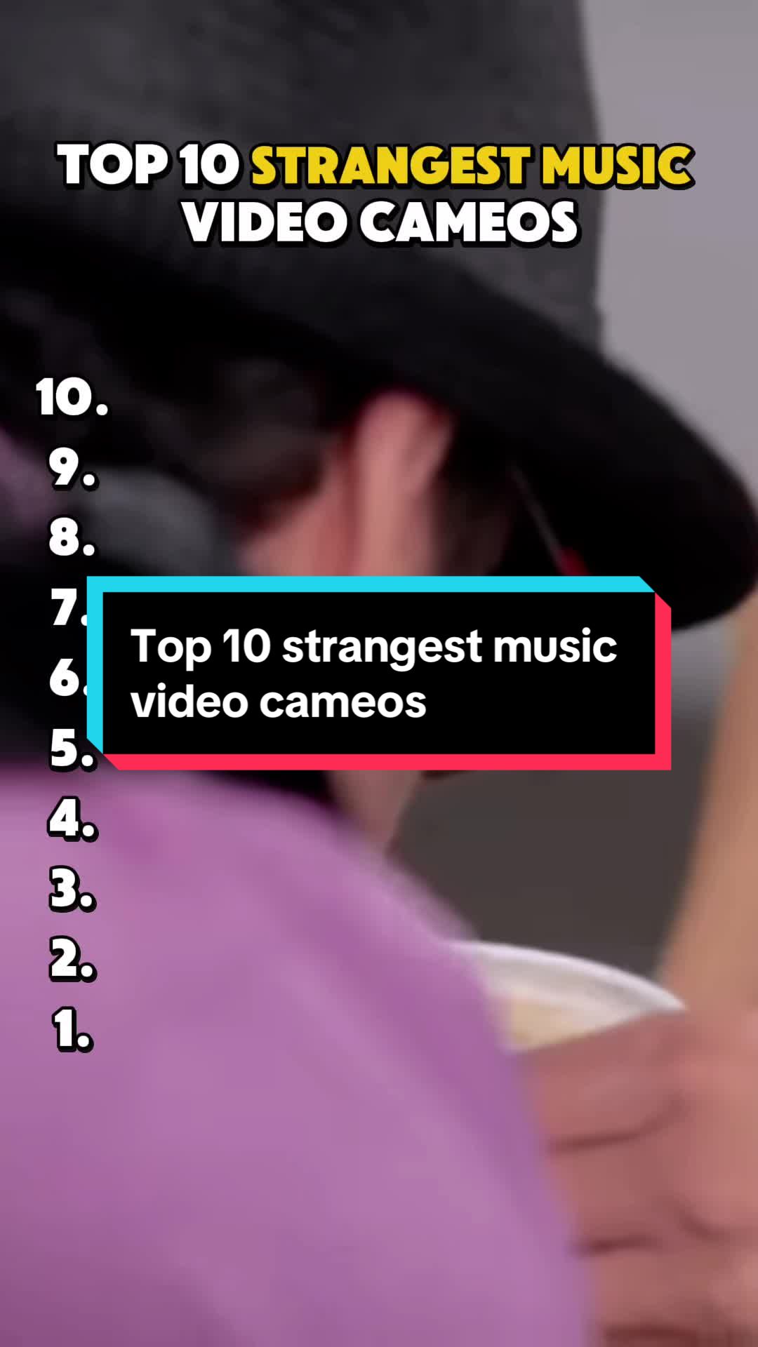 Top 10 strangest music video cameos哔哩哔哩bilibili