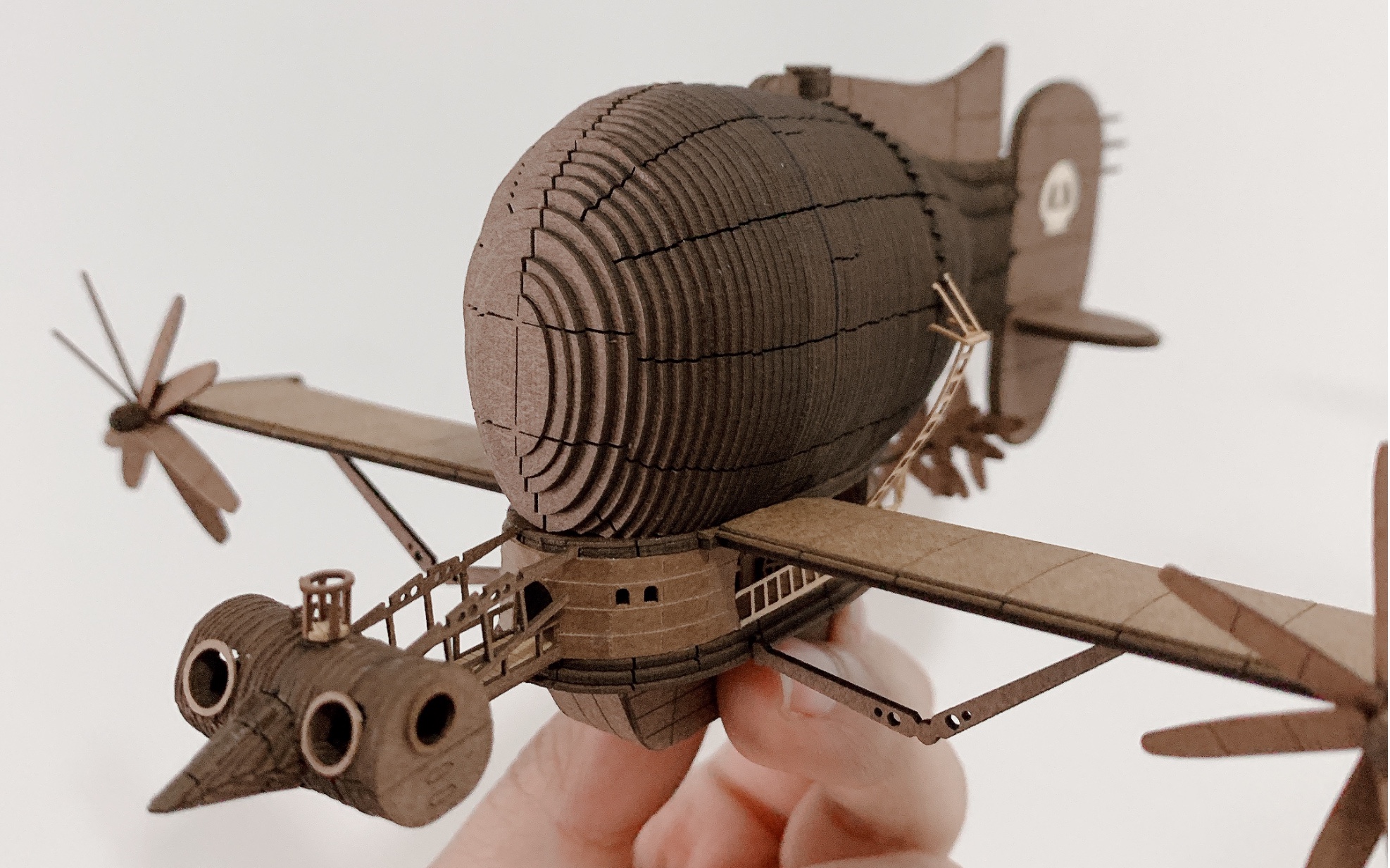 sankei纸模天空之城飞行船虎娥号还原微缩模型吉卜力动画