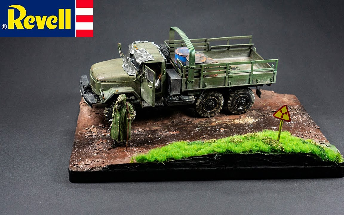 【Simple models】Revell 1/35 Zil  131 卡车模型场景制作合集哔哩哔哩bilibili