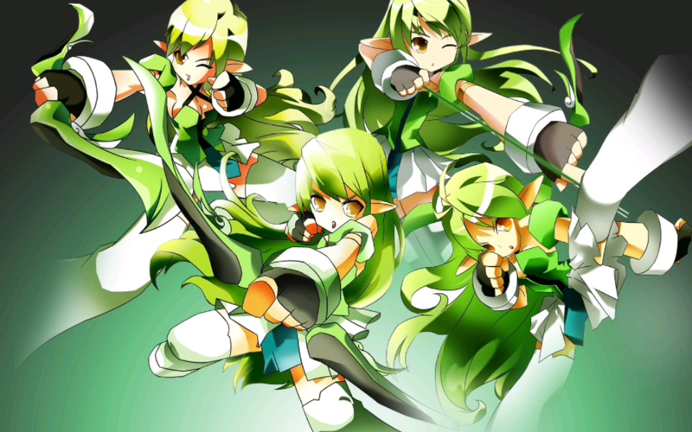 艾尔之光初始立绘蕾娜练习