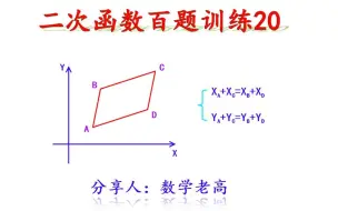 Descargar video: 二次函数百题训练20