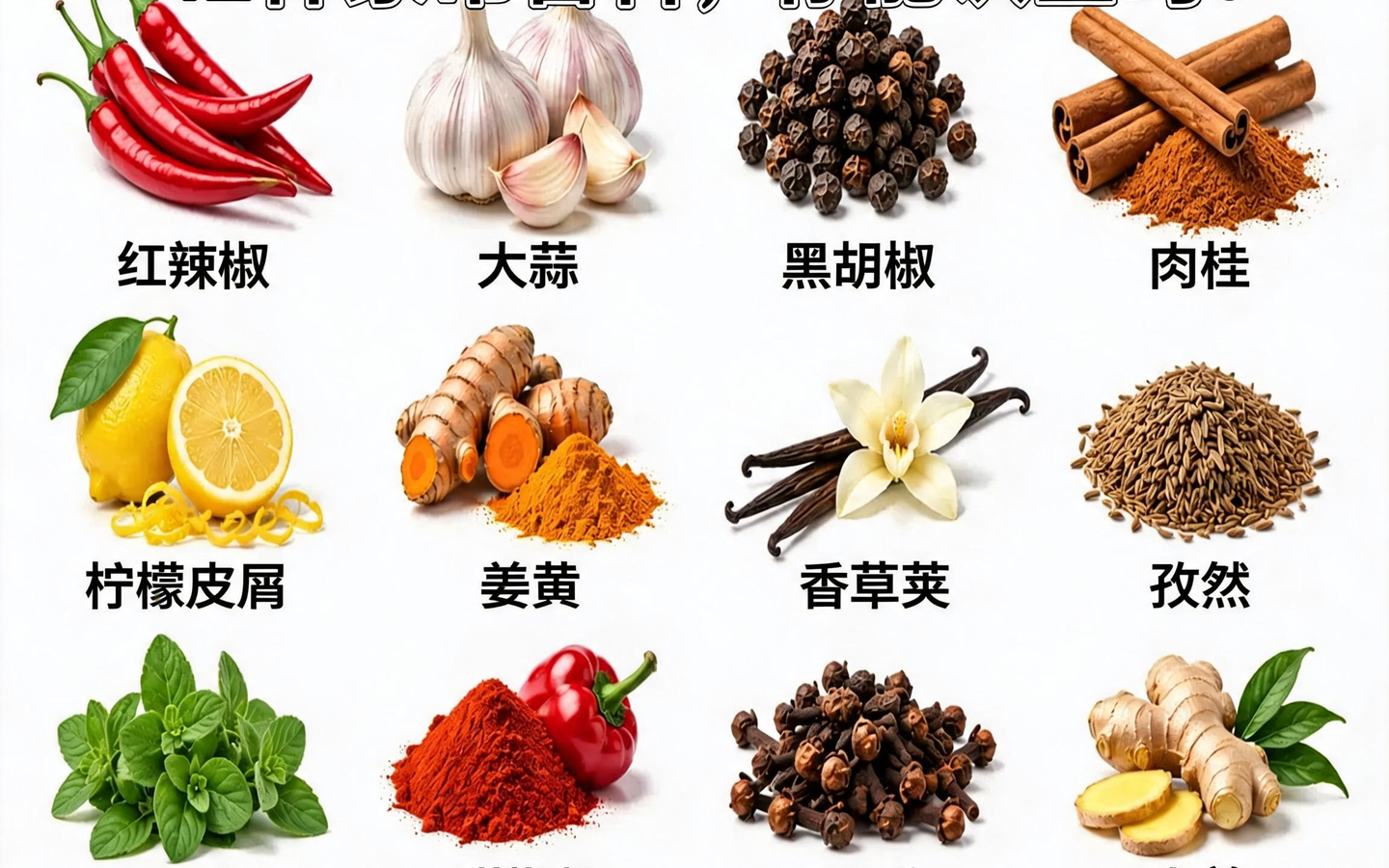 [中配]12种家常香料，几乎没人全认识 - Deep Explained