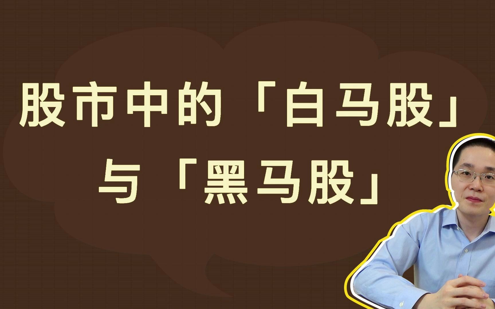 股市中的「白马股」与「黑马股」哔哩哔哩bilibili