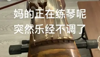 妈的正在练琴呢，突然乐经不调了。