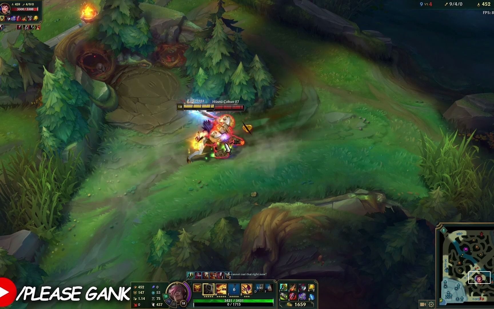 腕豪vs盖伦不知道打男人能不能打过