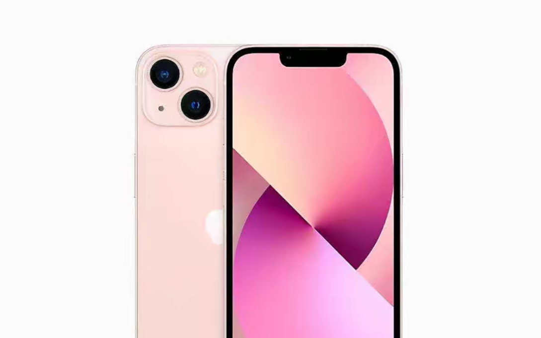 苹果13粉色实图图片