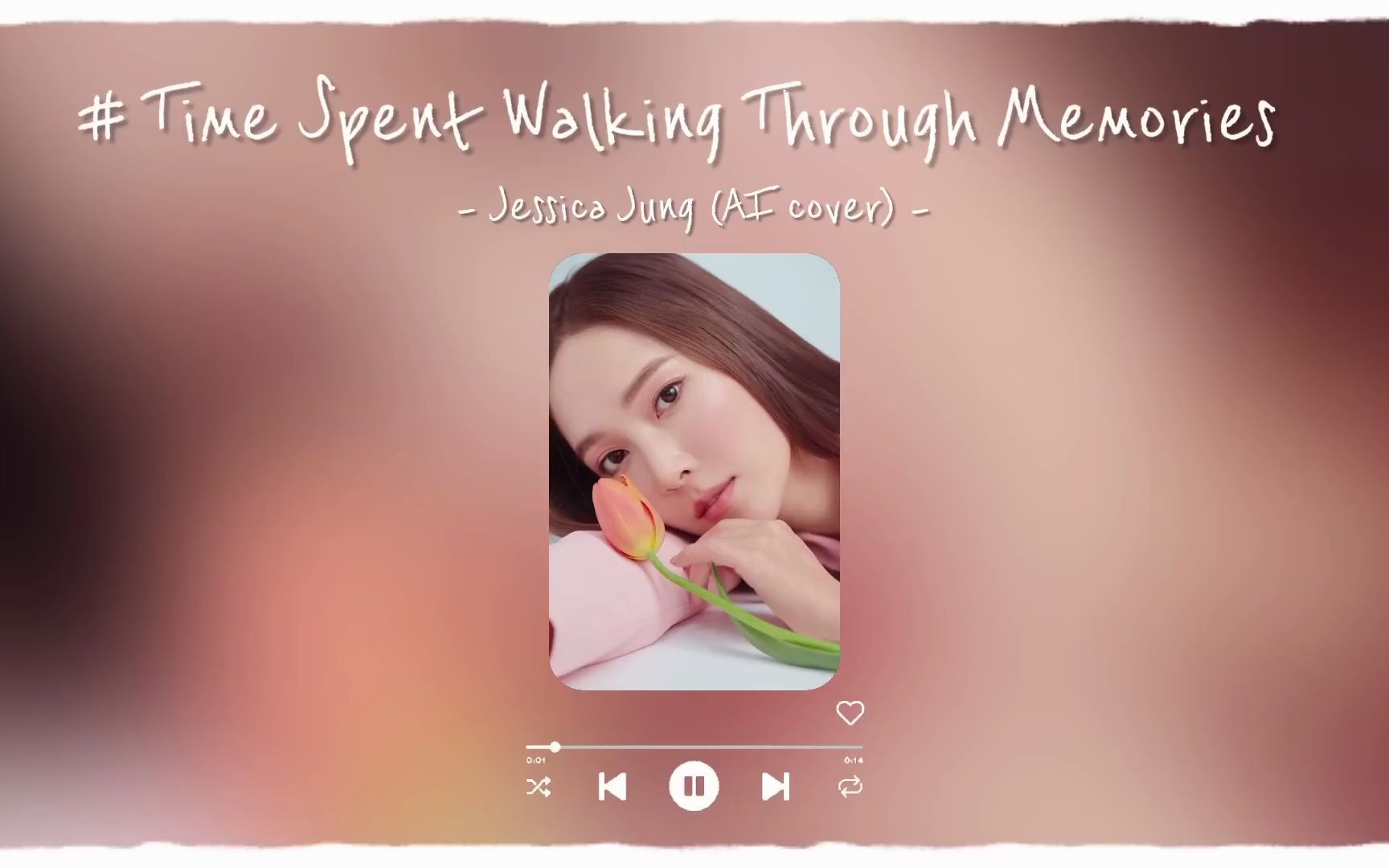 AI Jessica  游走记忆的时间 Time Spent Walking Through Memories(原唱:金泰妍)COVER哔哩哔哩bilibili