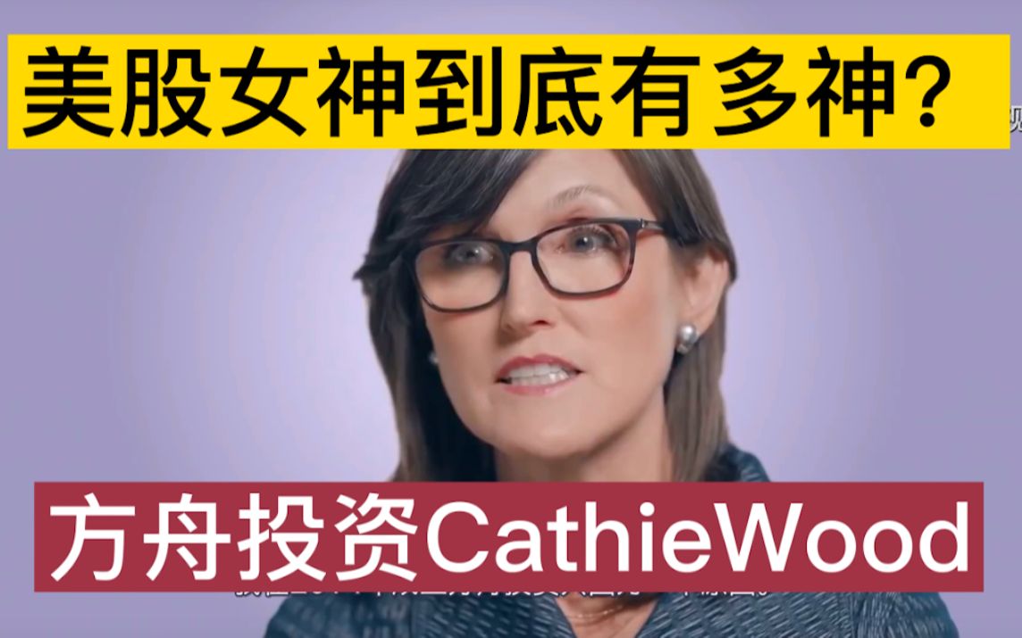 最近火遍海内外的美股投资女股神木头姐CathieWood到底有多神?哔哩哔哩bilibili