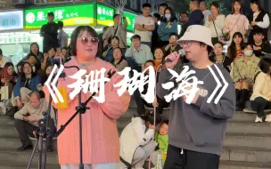 Télécharger la video: 街头！雯雯和达文西合唱《珊瑚海》海鸟跟鱼相爱，只是一场意外！