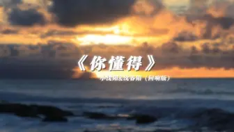 Download Video: 【回响版】《你懂得》小沈阳&沈春阳丨喜欢你 我们最爱的歌