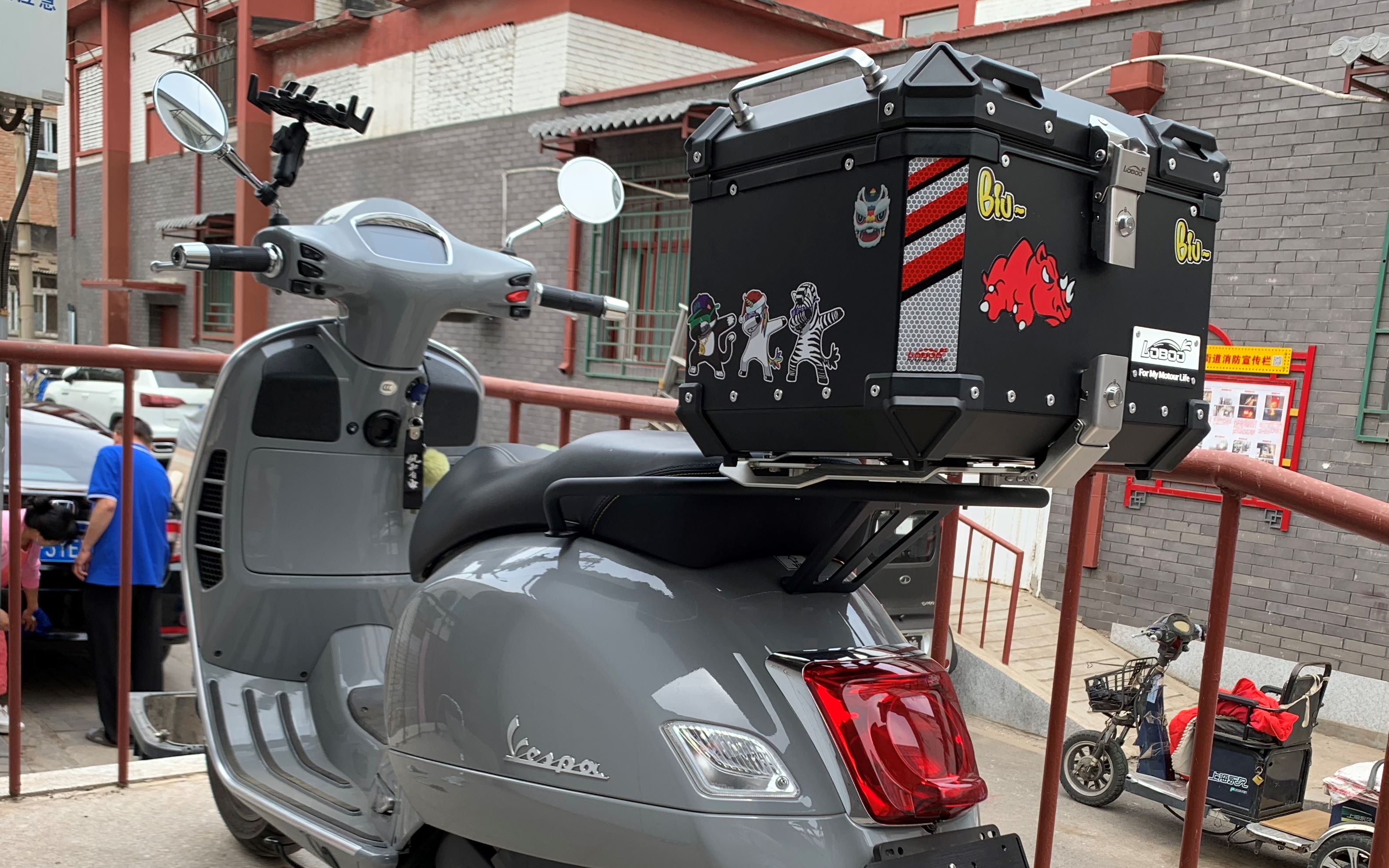 vespa安装萝卜尾箱