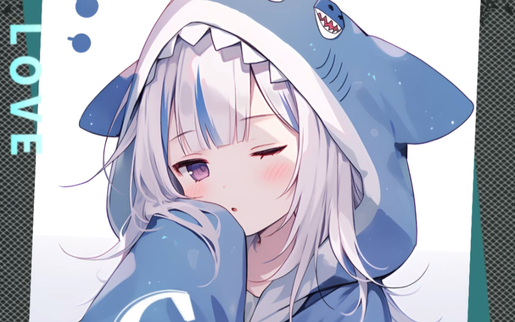 超可爱的小海豚帽兜～请签收你的头像