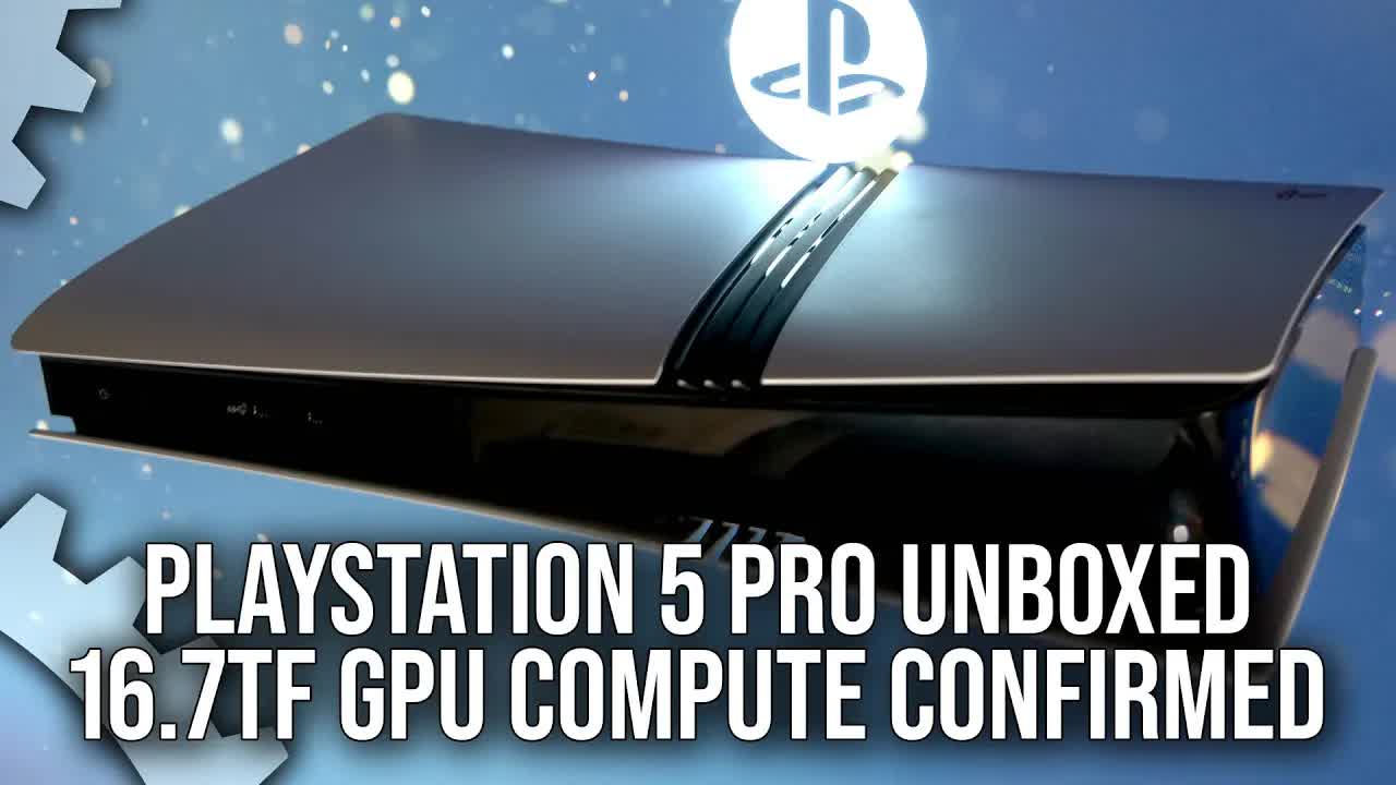 【数毛社】PS5PRO开箱:已确认16.7 TFLOPs GPU计算能力单机游戏热门视频