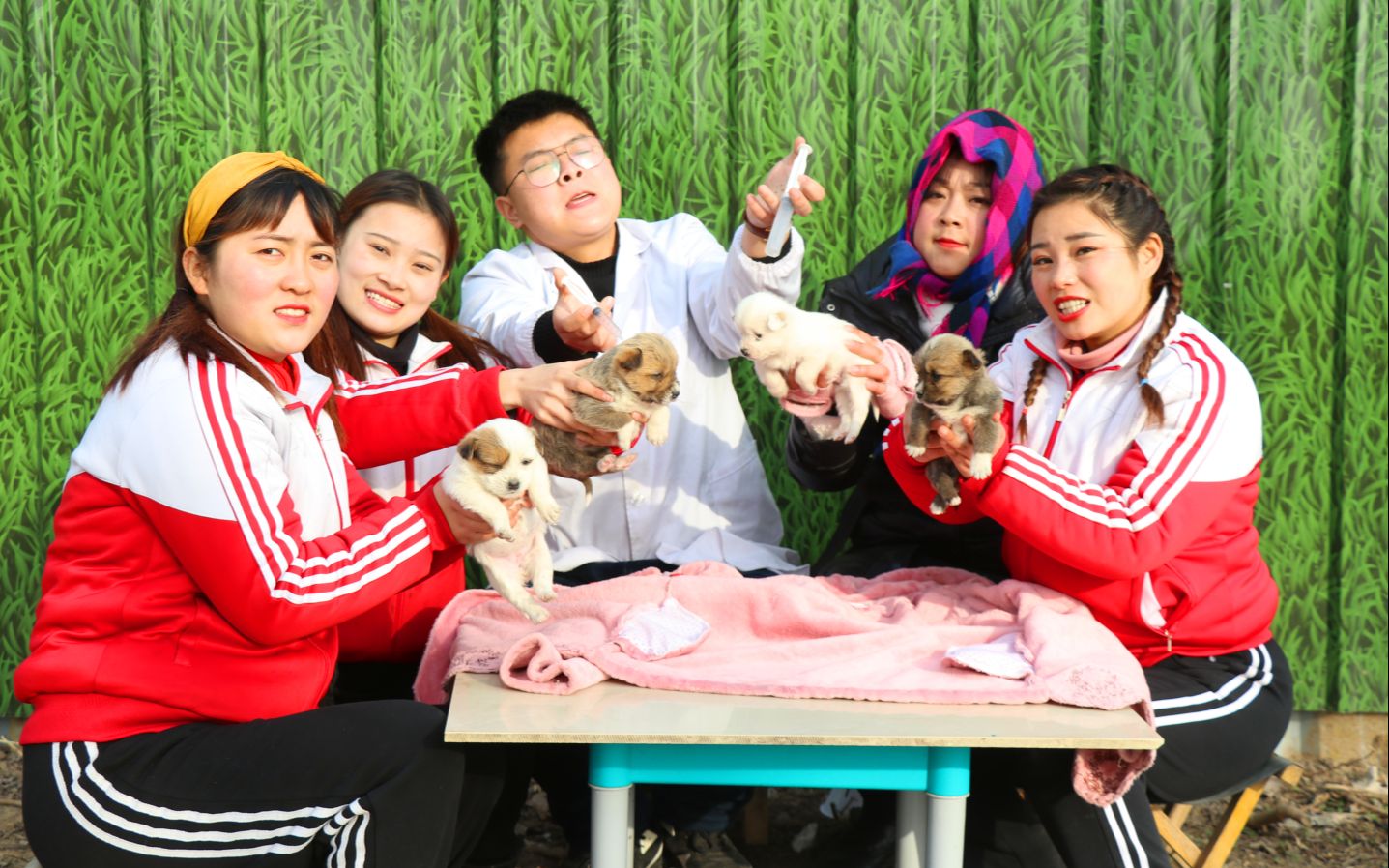 狗狗2:妈妈同意傻妞养小狗,傻妞还带着狗狗去打针,开心!