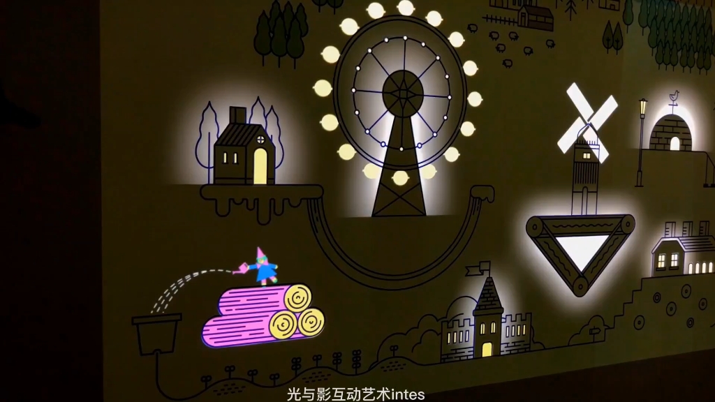 魔法互动触摸墙,设计内容定制乐趣无穷欢迎咨询