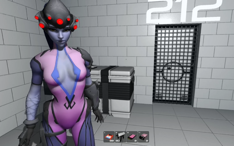 haydee目前还原度最高的黑百合大家觉得怎么样 继续挑战mod关卡