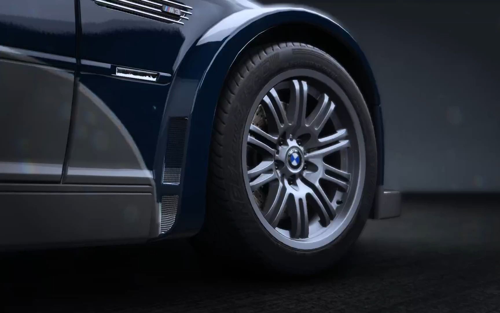 《极品飞车22:不羁》蓝条宝马m3 e46 gtr