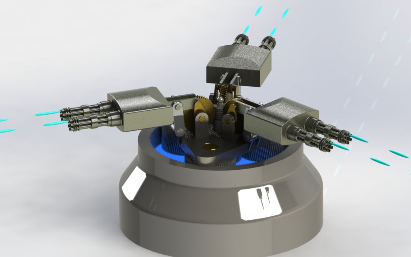 全方位·三相蓝火加特林 ||| 毁天灭地,世界清静