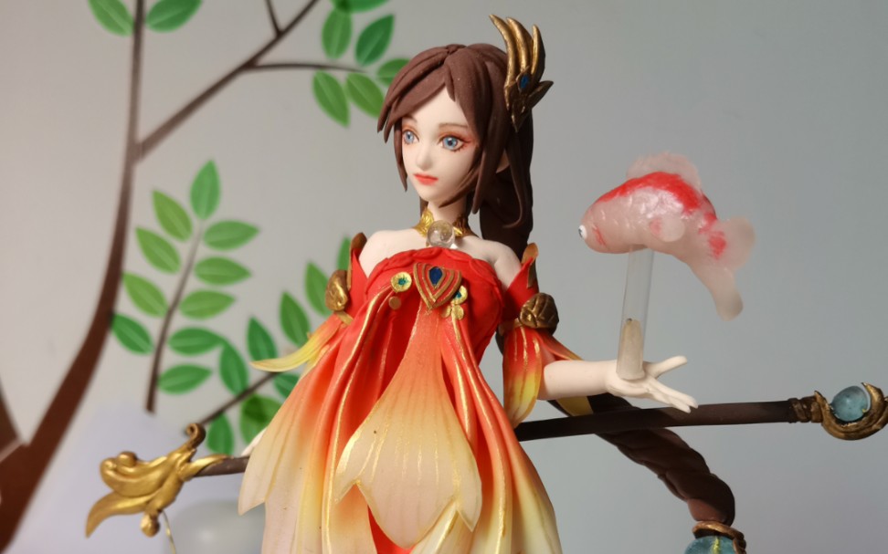 超轻粘土〗大乔原皮,耗费十天精力