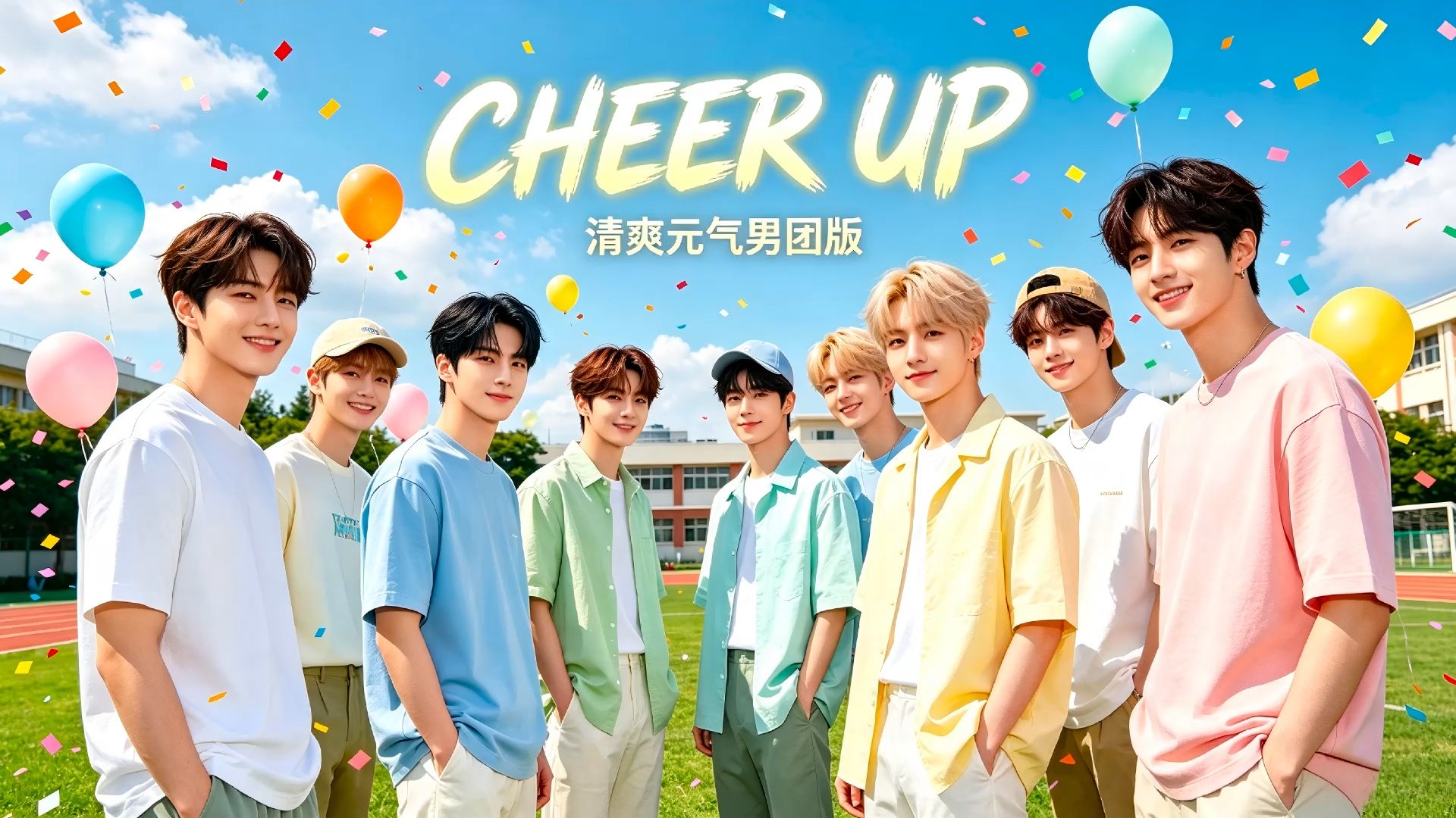 清爽元气男团版《CHEER UP》TWICE· 阳光少年的夏日舞台 ?