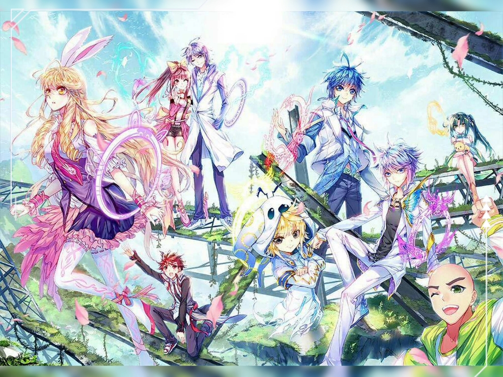 绝世唐门,史莱克七怪合照