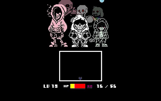 极难三重尘埃fell2药通关!4000多次的成果(打了5个月)