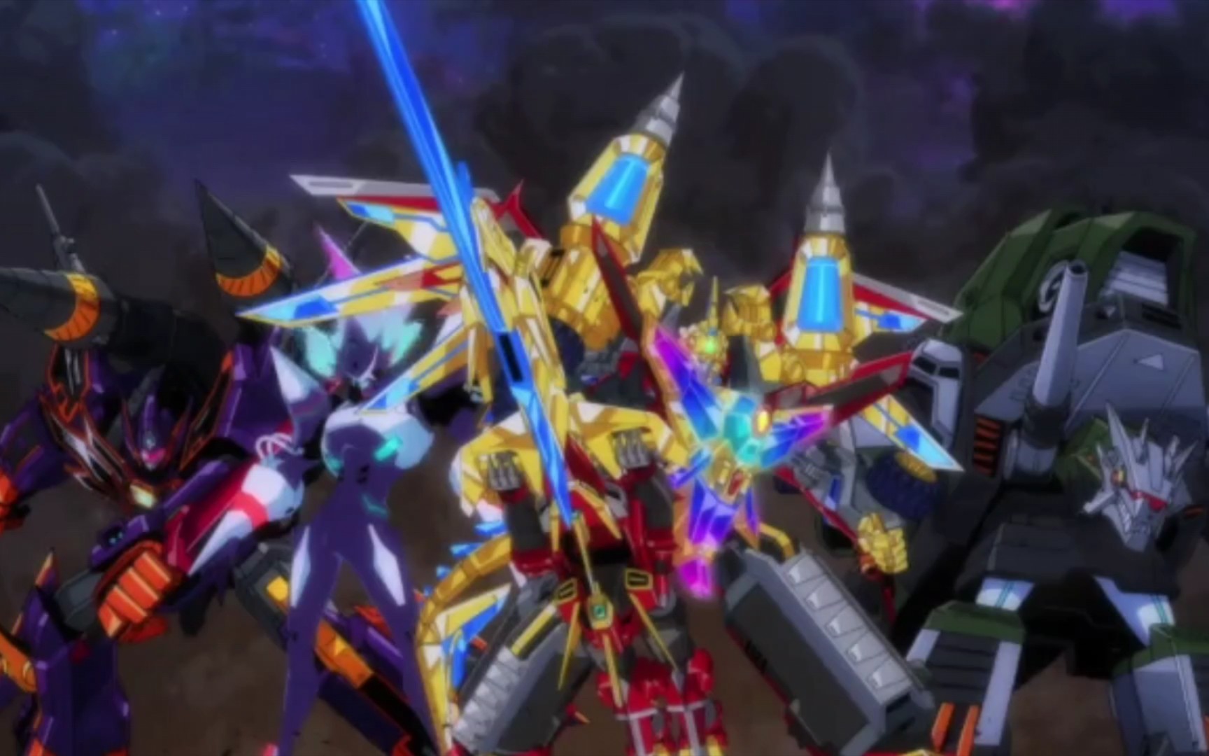 超合体骑士全功率狂乱根源第2形态登场!四人对战狂乱根源!古立特宇宙