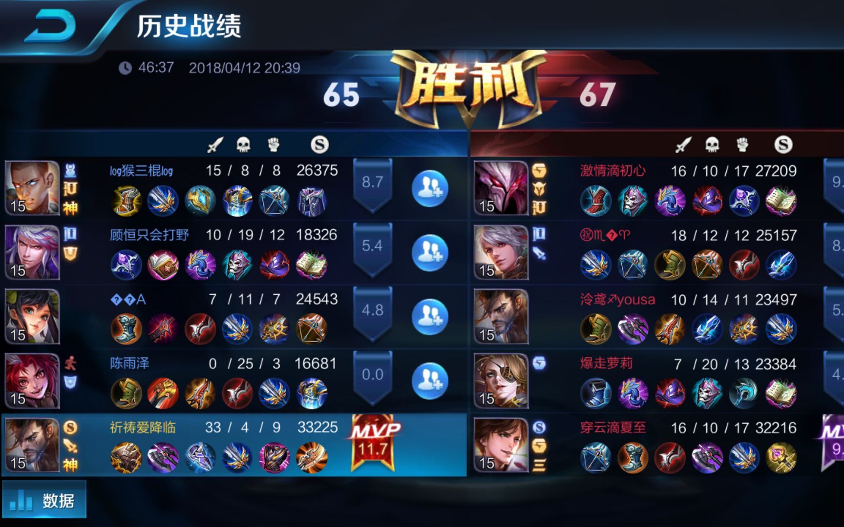 王者荣耀4v6宫本武藏逆风翻盘!我是无敌的!