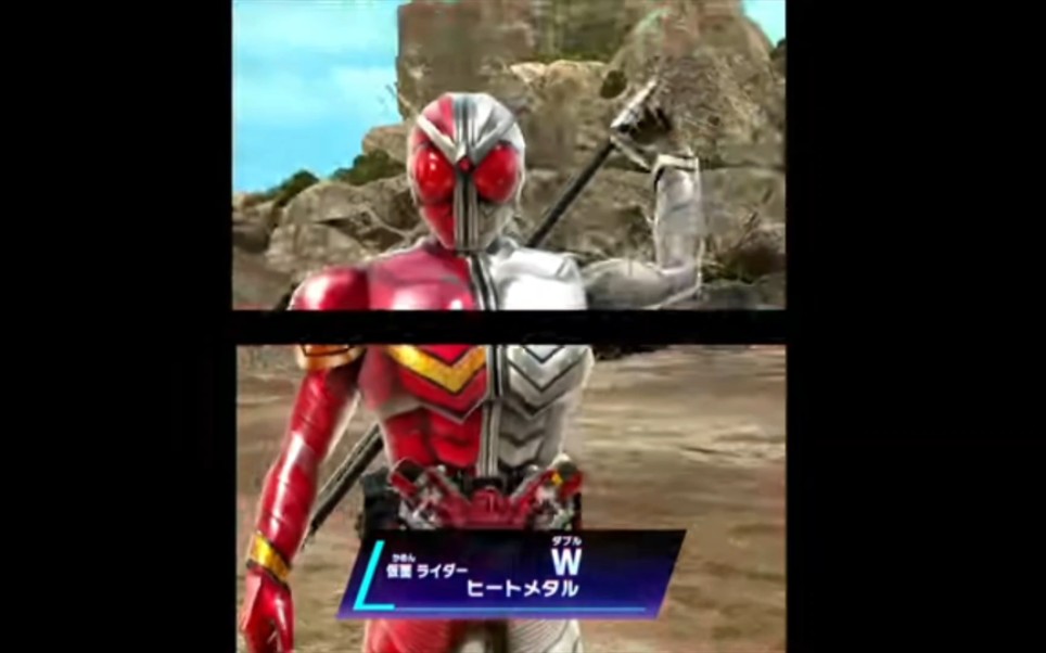 【街机游戏 神话1章】假面骑士w狂热金属变身/必杀动作