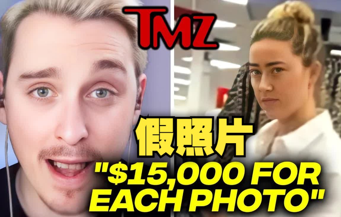 TMZ员工透露艾梅柏靠她的假照片赚了多少钱哔哩哔哩bilibili