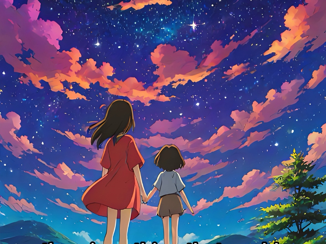 ai音乐-在星空下-英文-双字幕