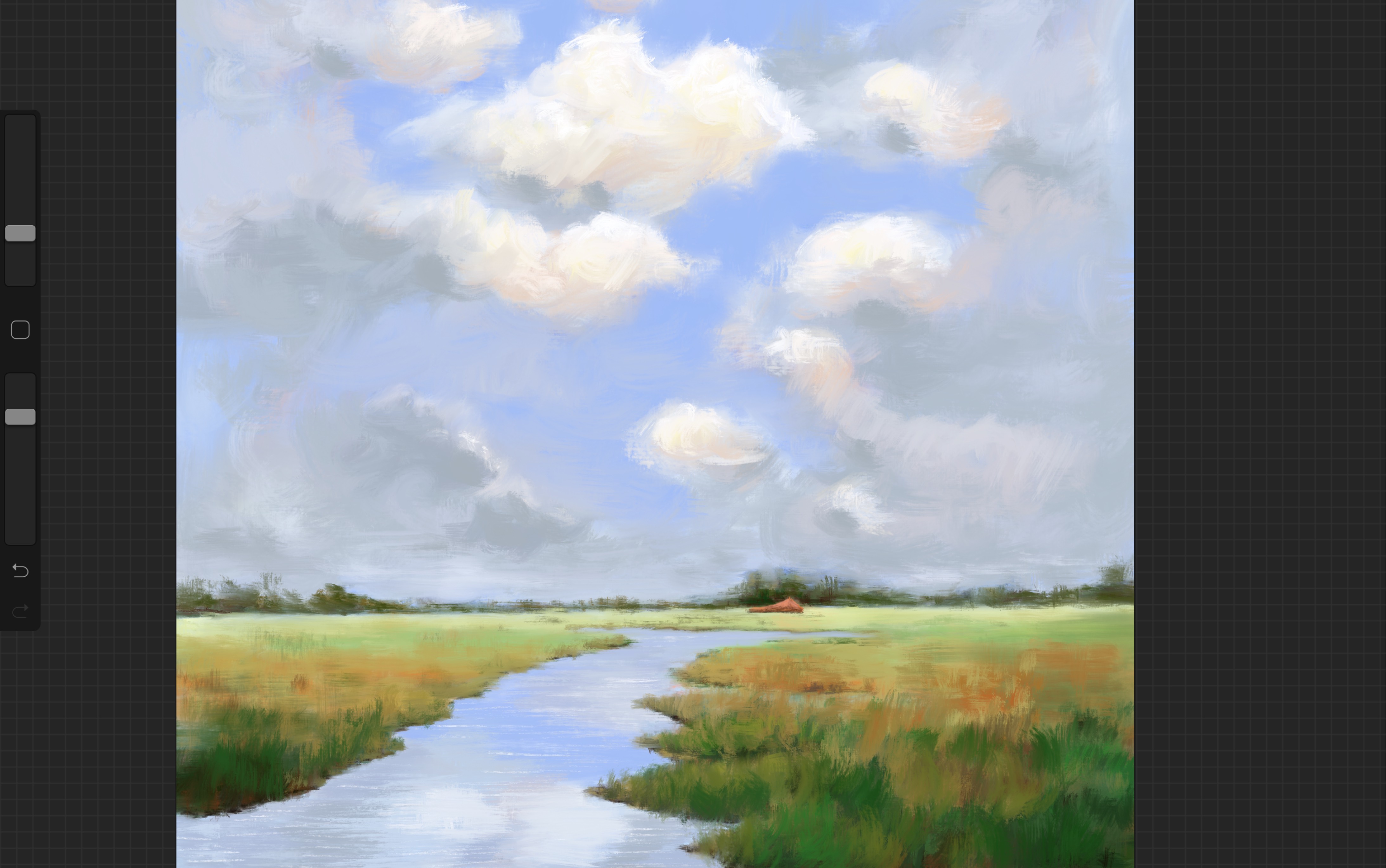 【procreate】风景画临摹