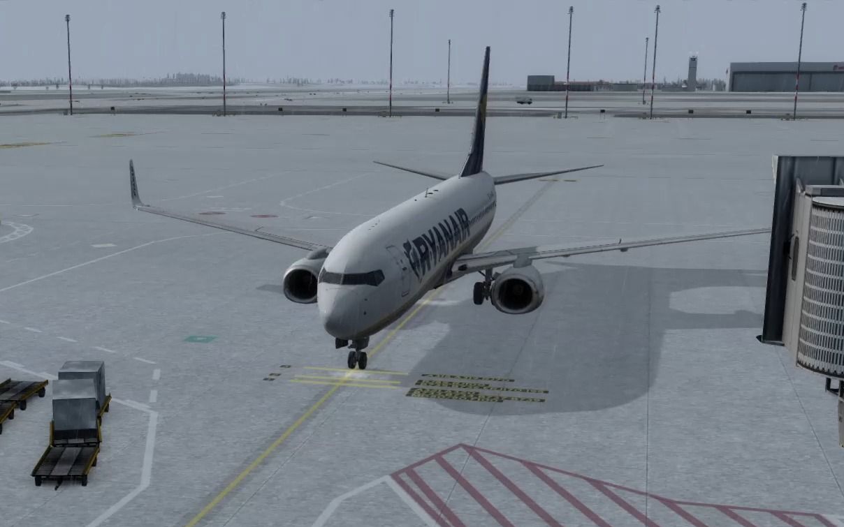 【p3d】瑞安航空波音737-800进近柏林勃兰登堡机场