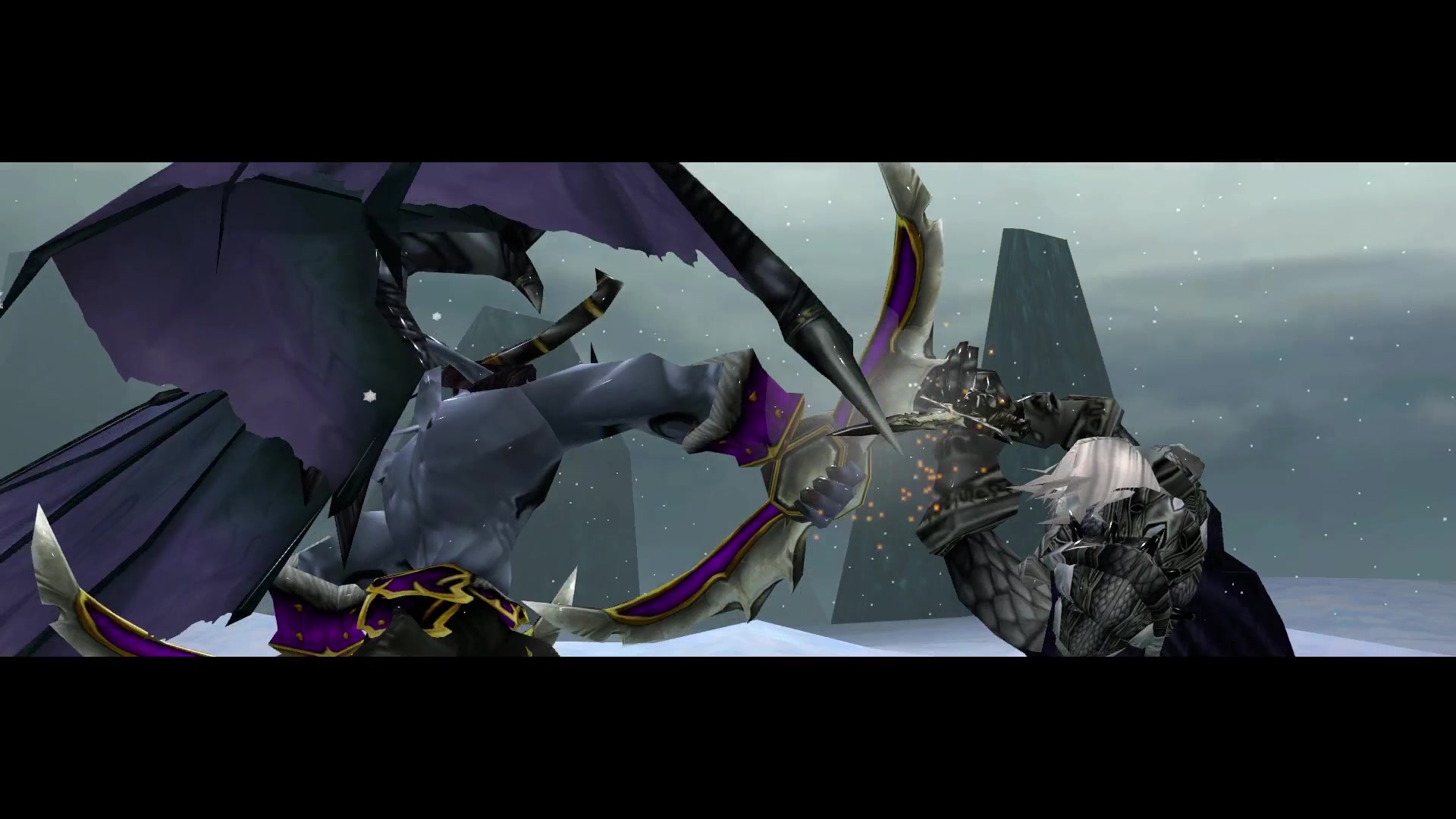 魔兽争霸3冰封王座大结局伊利丹vs阿尔萨斯巅峰之战超清画质版