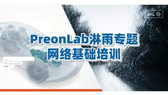 【官方教程】PreonLab淋雨专题网络基础培训