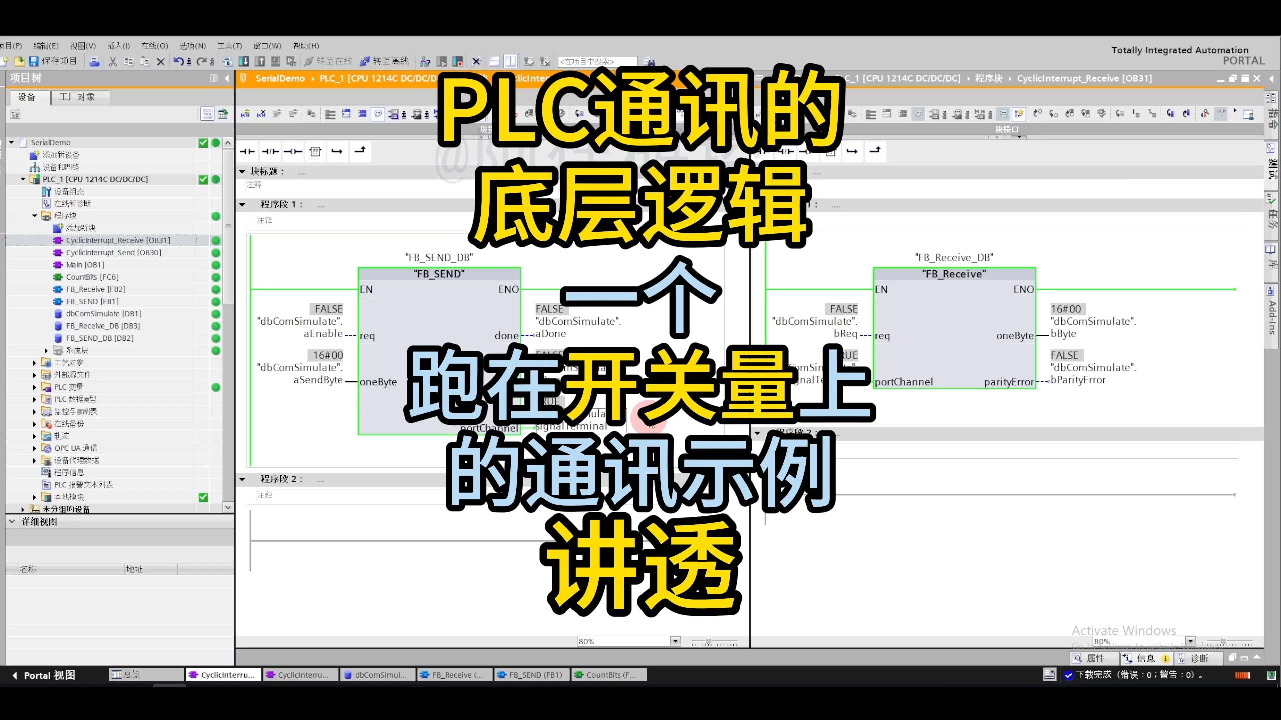 一个示例直击PLC串口、以太网等通讯的原理本质 之 一个字节的传输之旅哔哩哔哩bilibili