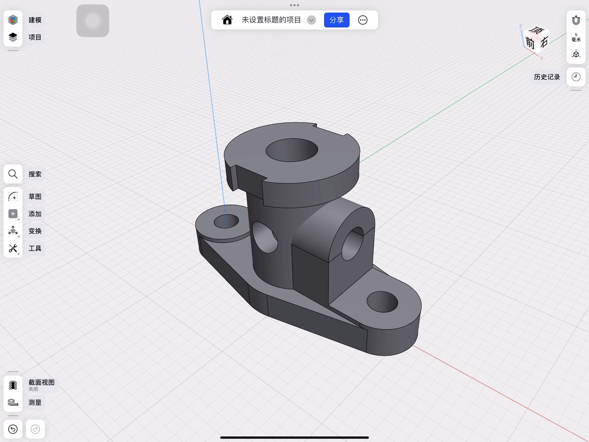 sharp 3d练习:机械零件25