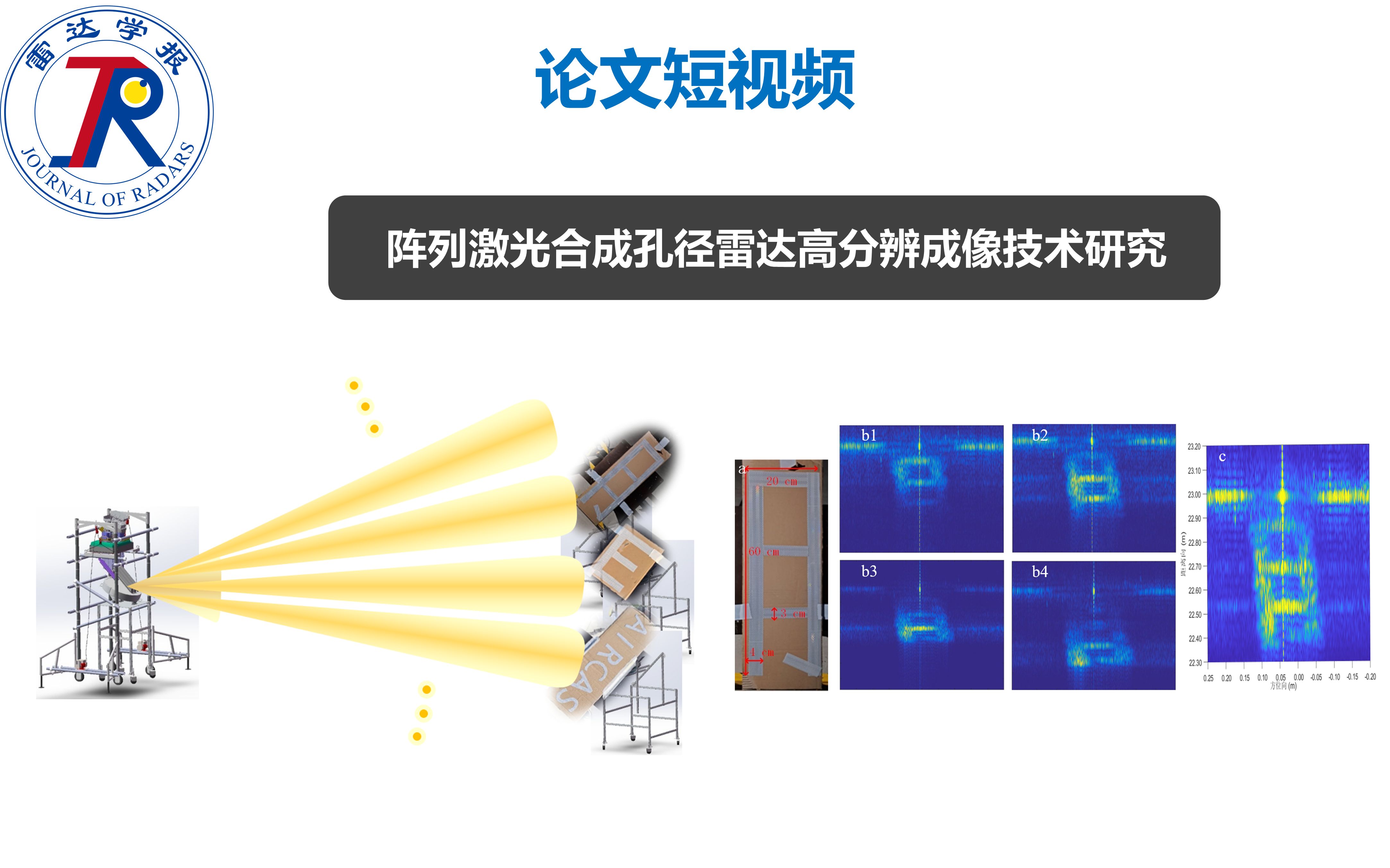 [图]论文短视频 | 阵列激光合成孔径雷达高分辨成像技术研究