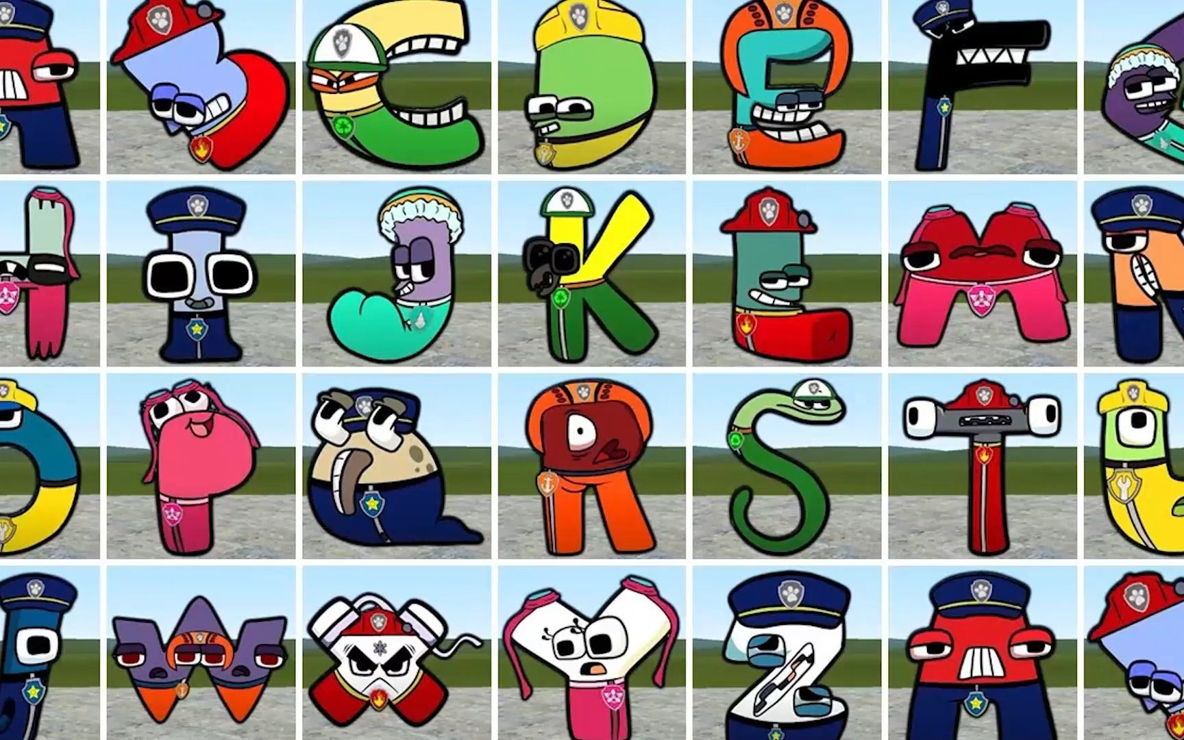 神奇的英文字母被我创造了出来,好有趣!