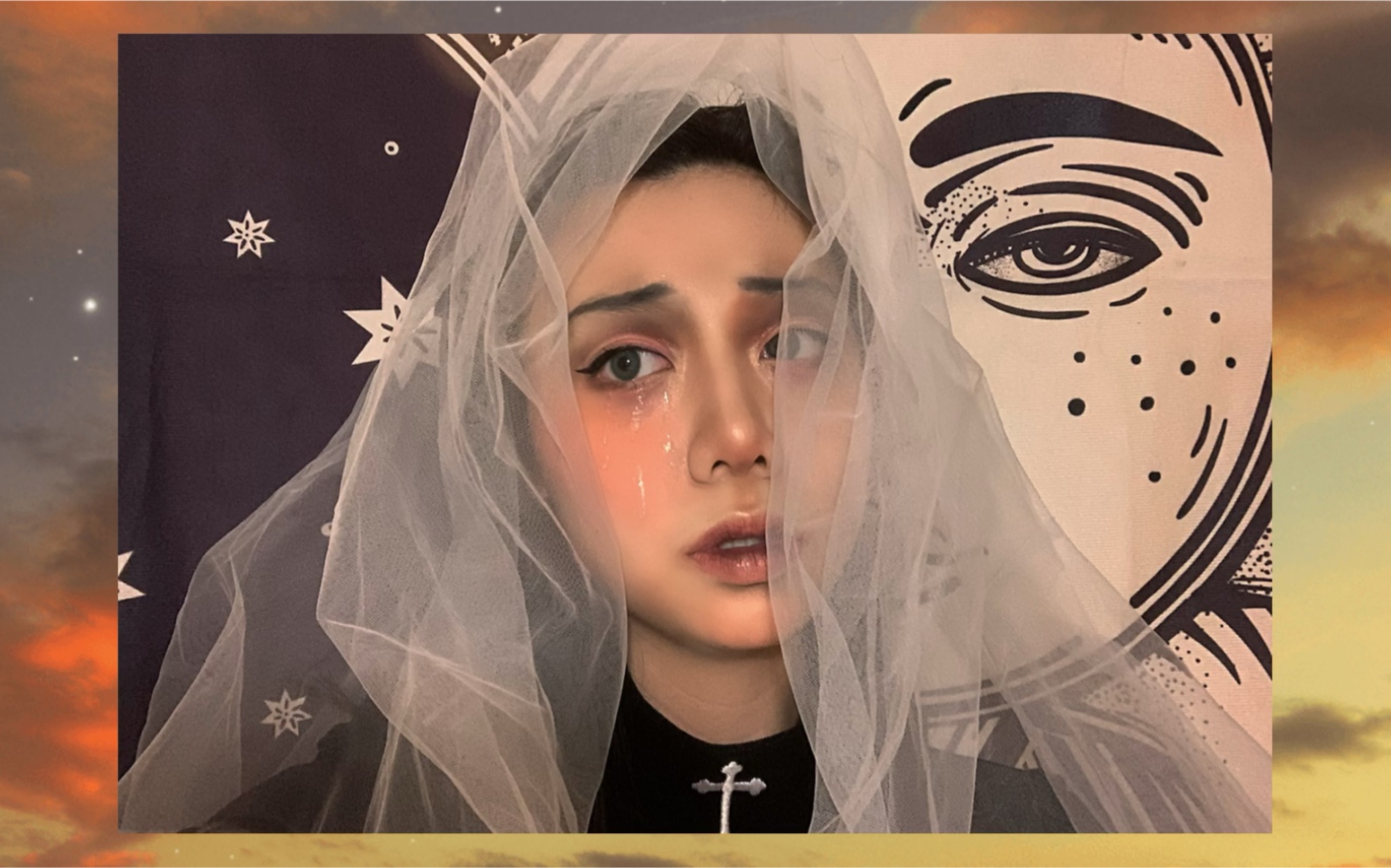 圣母流泪仿妆make up day